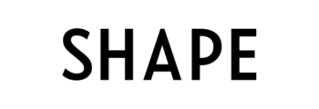 The word "SHAPE" in bold, black capital letters on a light gray background.