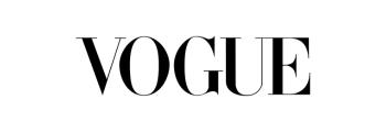 The word "VOGUE" in bold, elegant black letters on a light background.