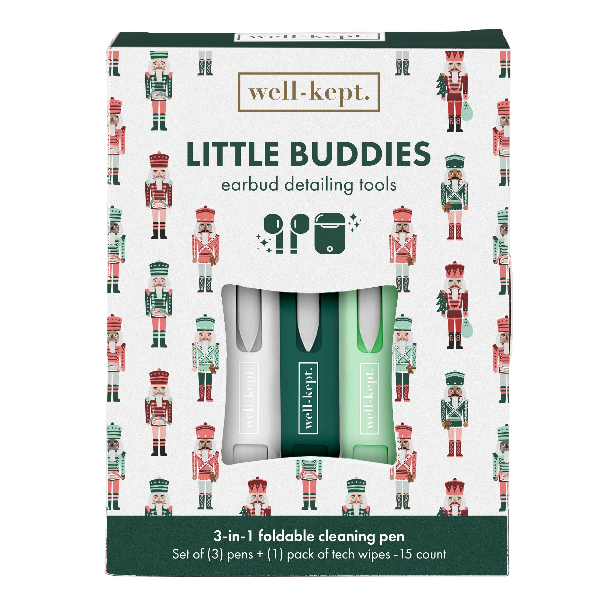 Well-Kept little buddies Nutcracker packaging.