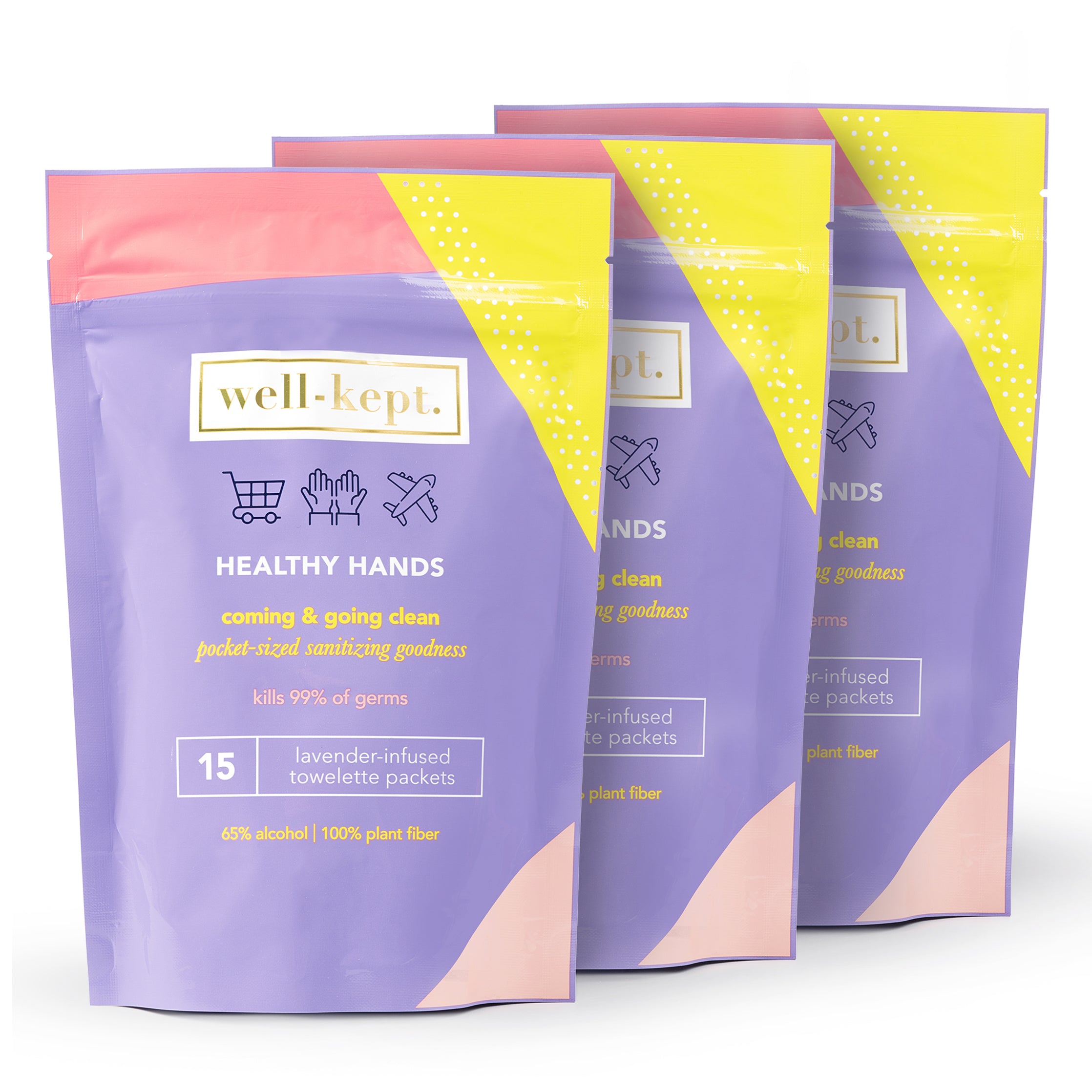 HEALTHY HANDS - LAVENDER INFUSED (3) PACK